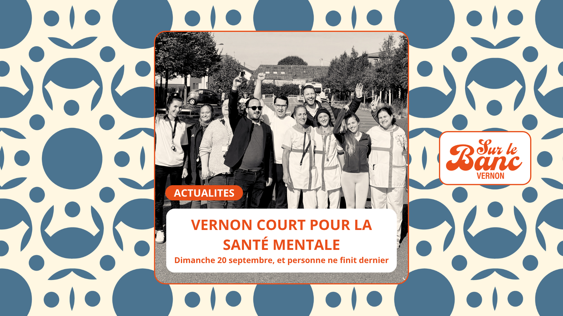 Dimanche, Vernon marche (et court) pour la santé mentale